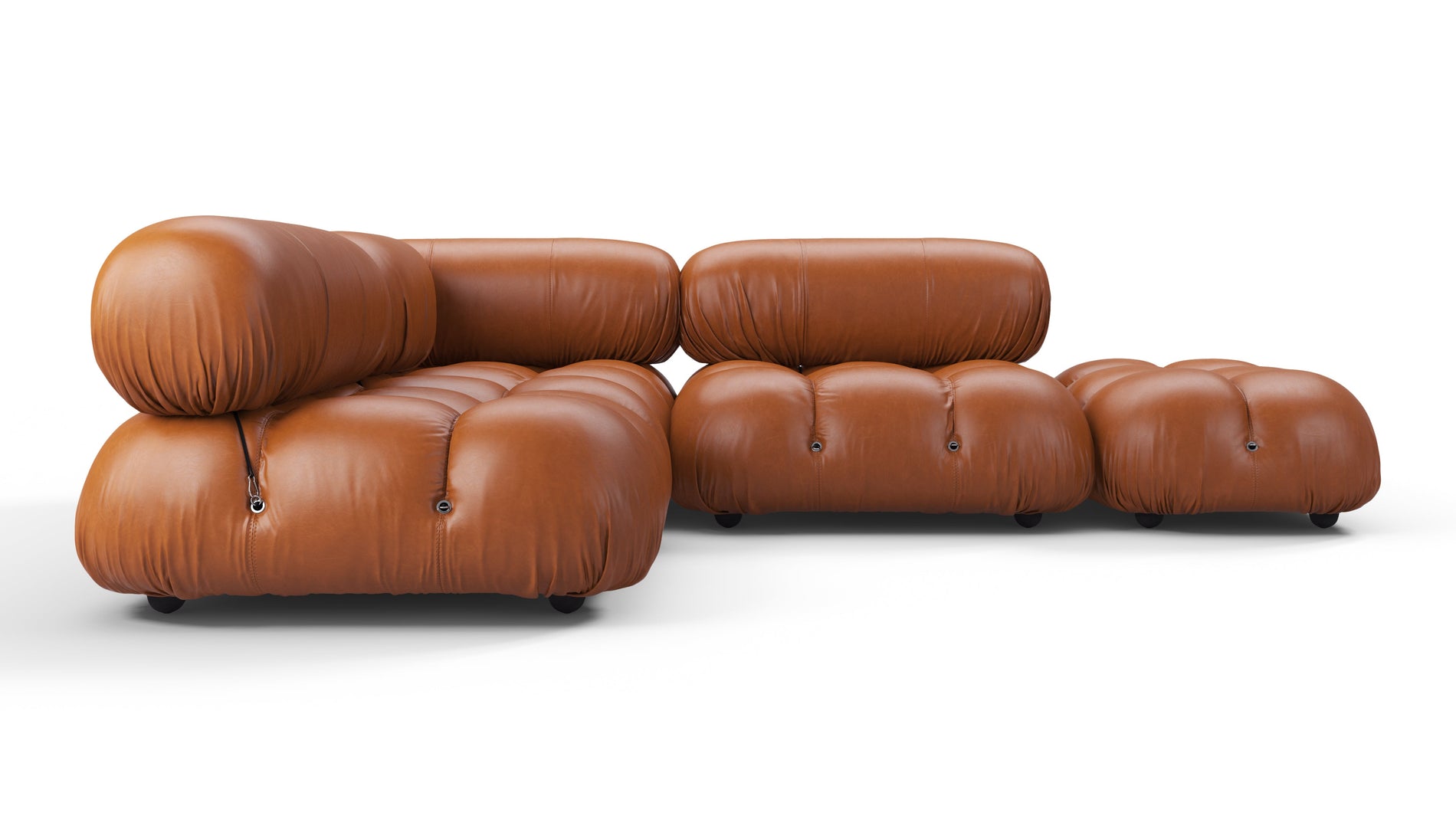 Bellini SectionalTan Premium Leather