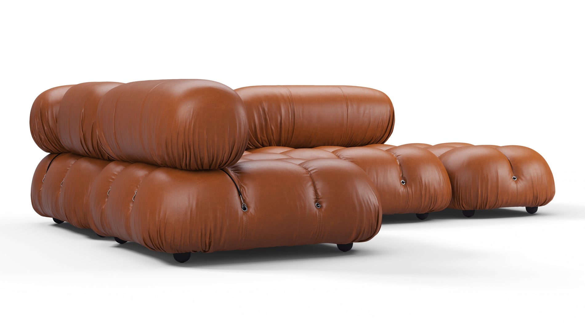 Bellini SectionalTan Premium Leather