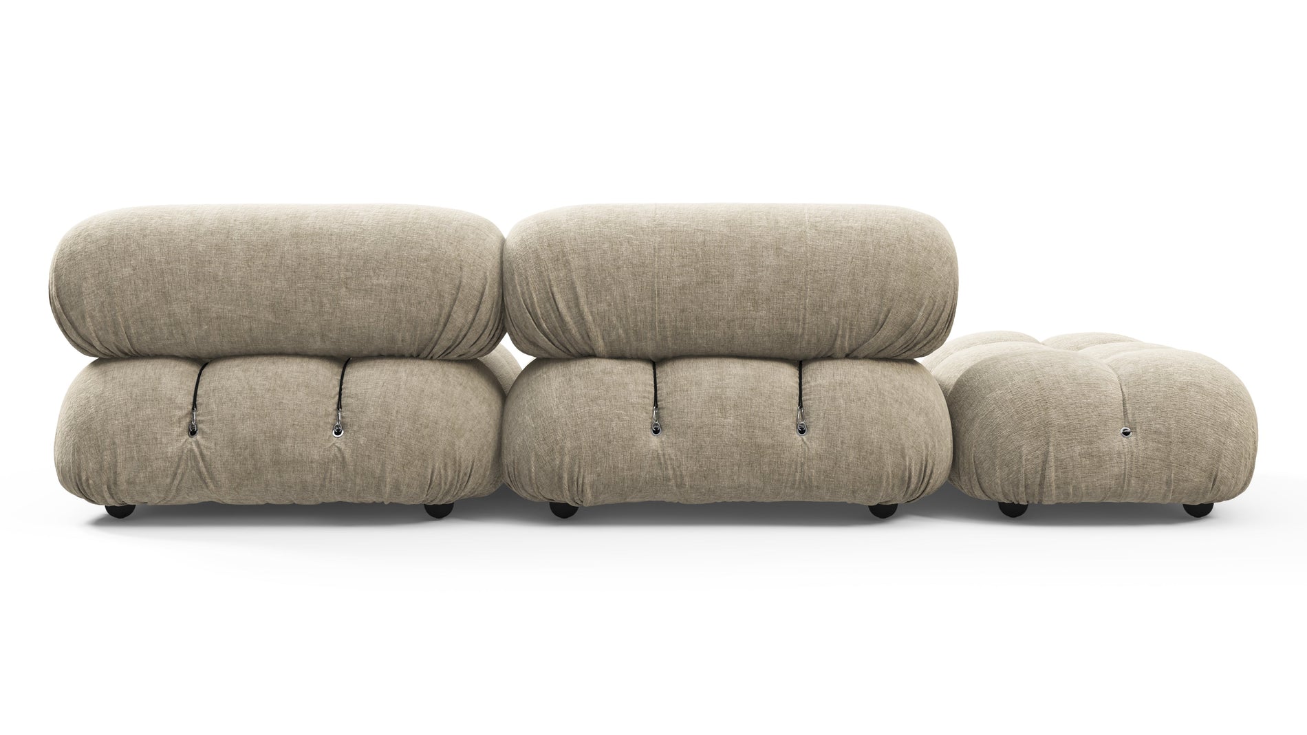 Bellini SofaBeige Gray Chenille