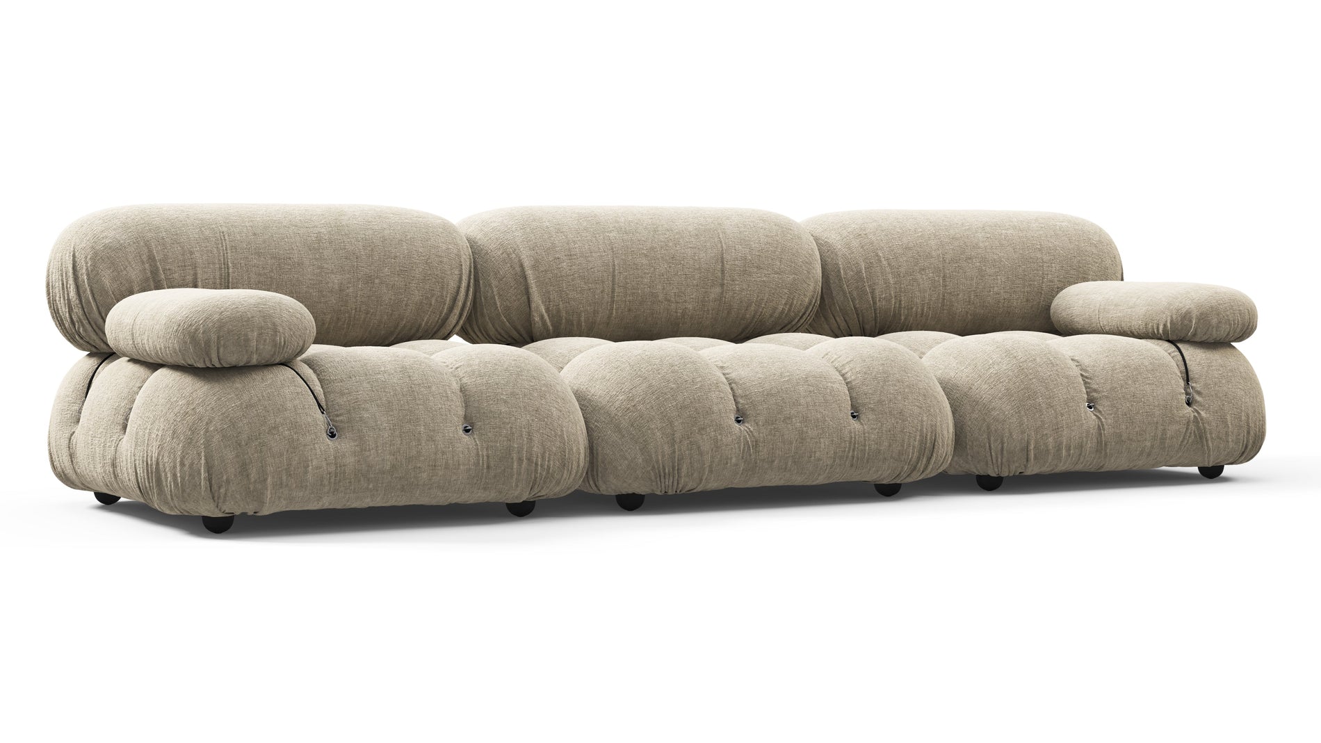 Bellini SofaBeige Gray Chenille
