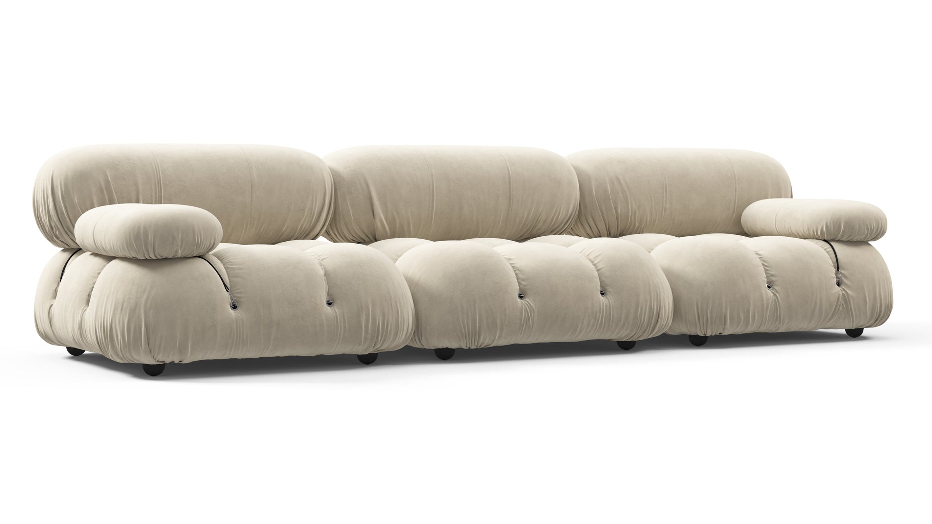 Bellini SofaEggshell Vegan Suede