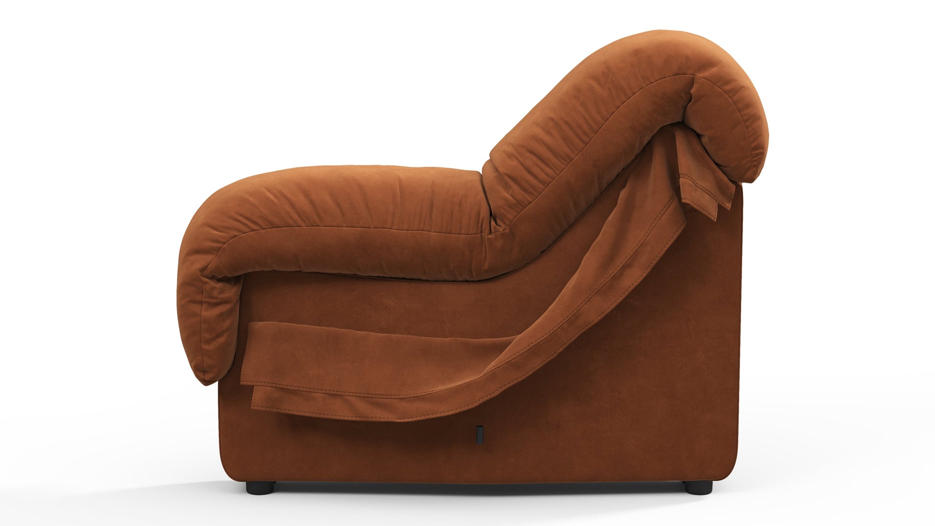 DS 600Burnt Orange Vegan Suede