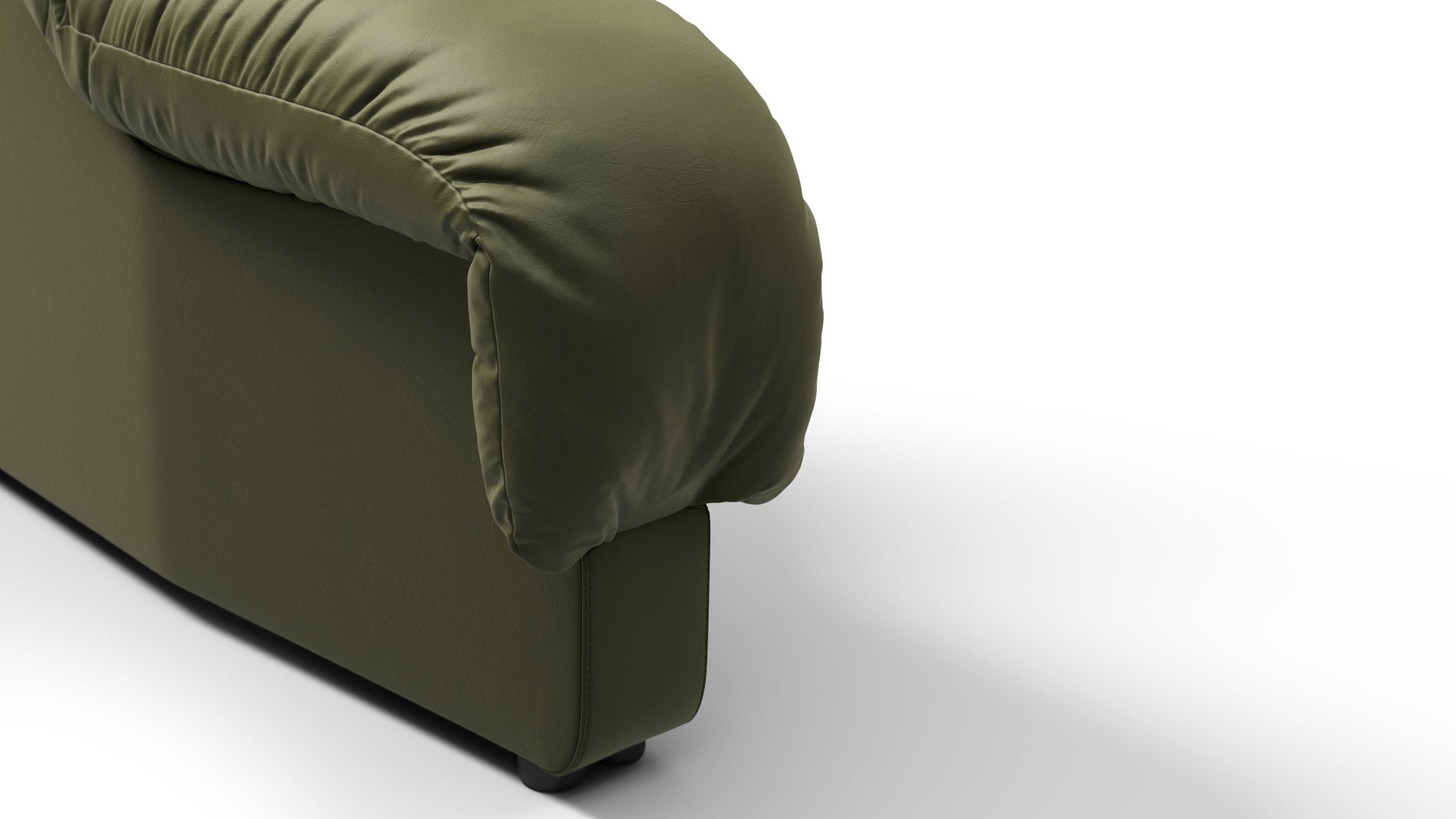 DS 600Deep Olive Vegan Leather