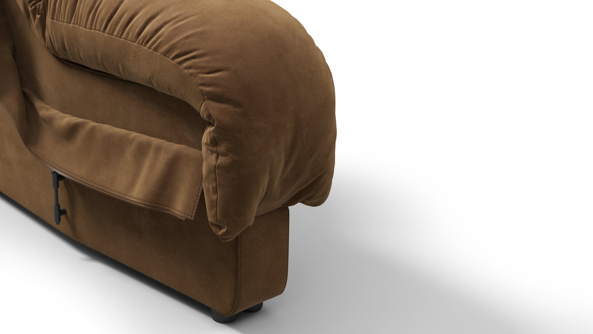 DS 600Brown Vegan Suede