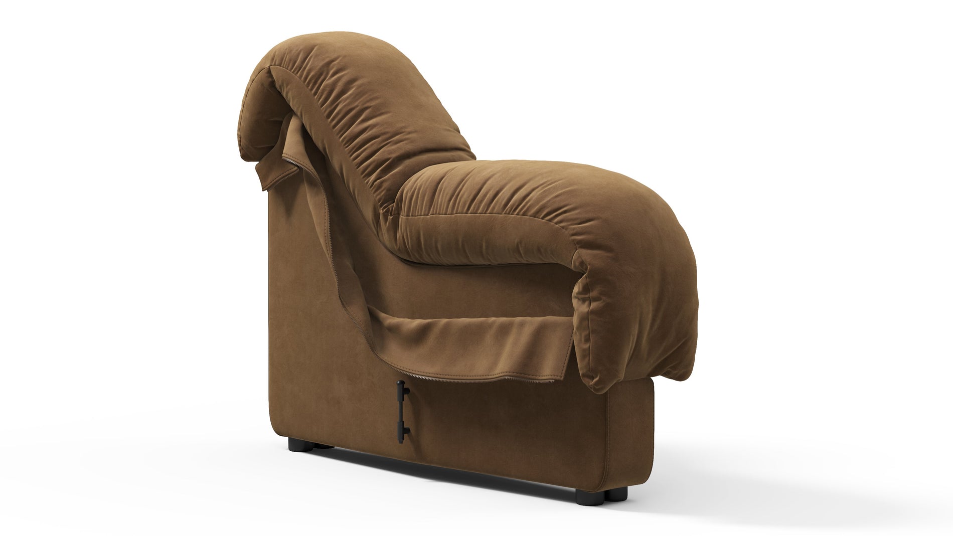 DS 600Brown Vegan Suede