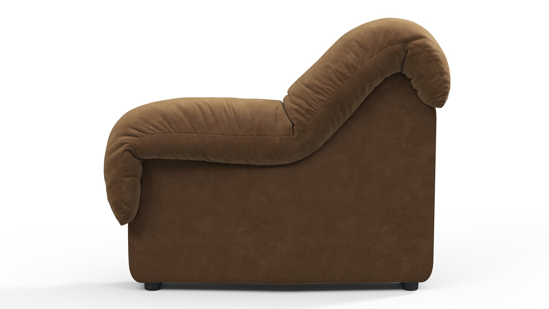 DS 600Brown Vegan Suede
