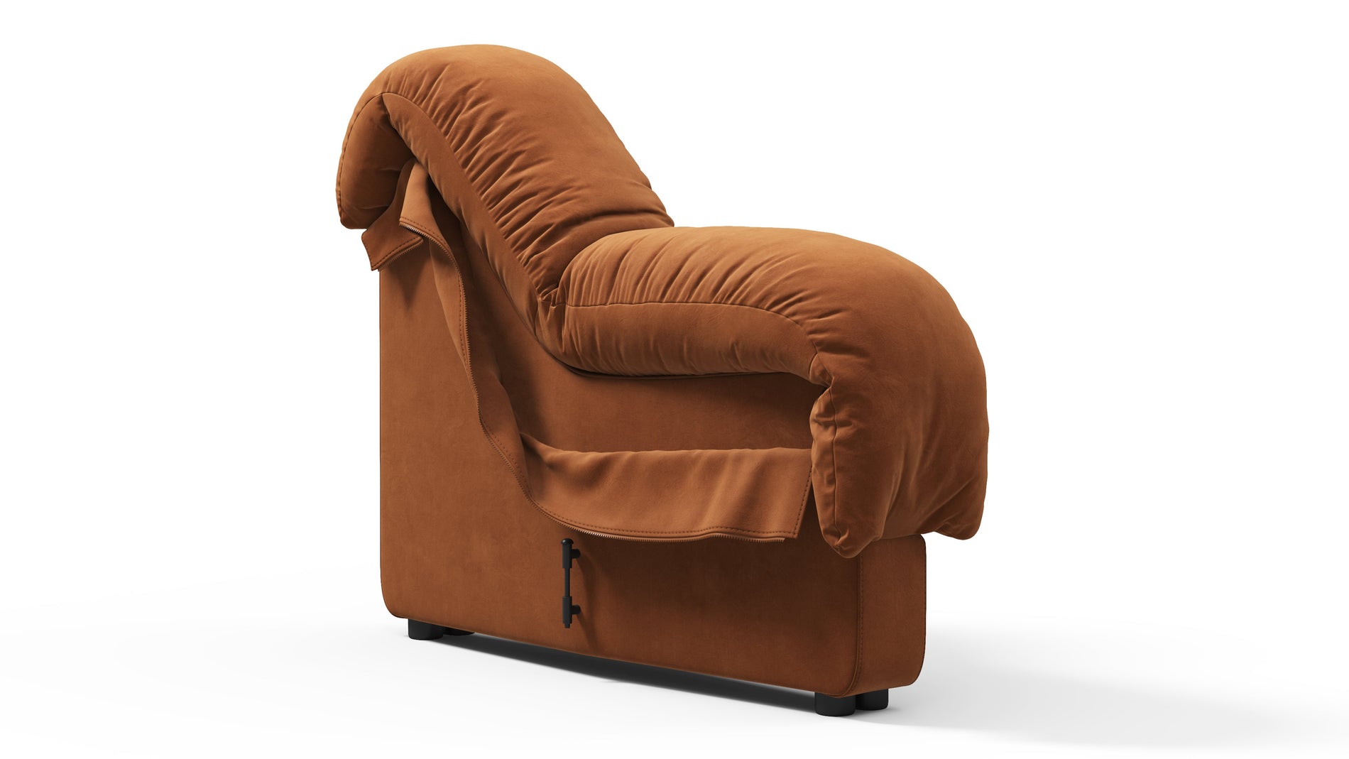 DS 600Burnt Orange Vegan Suede