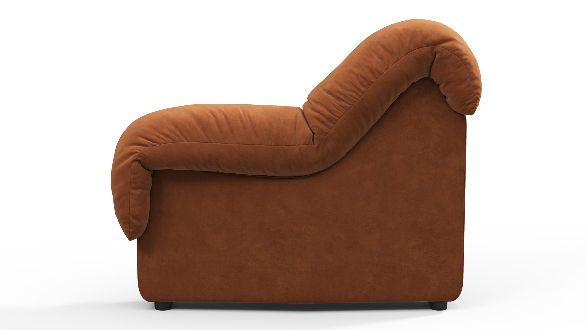 DS 600Burnt Orange Vegan Suede