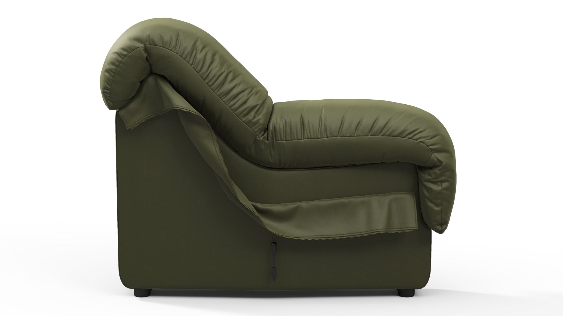 DS 600Deep Olive Vegan Leather