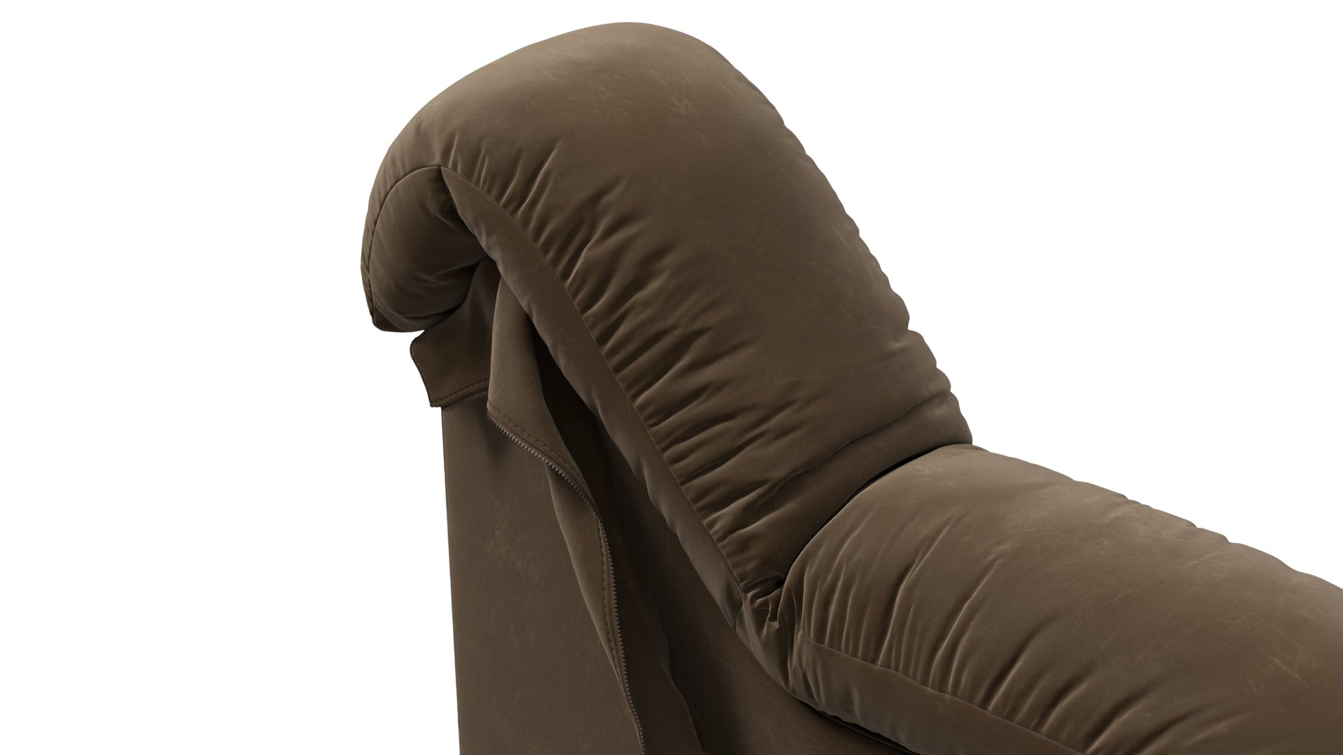 DS 600Distressed Brown Vegan Leather