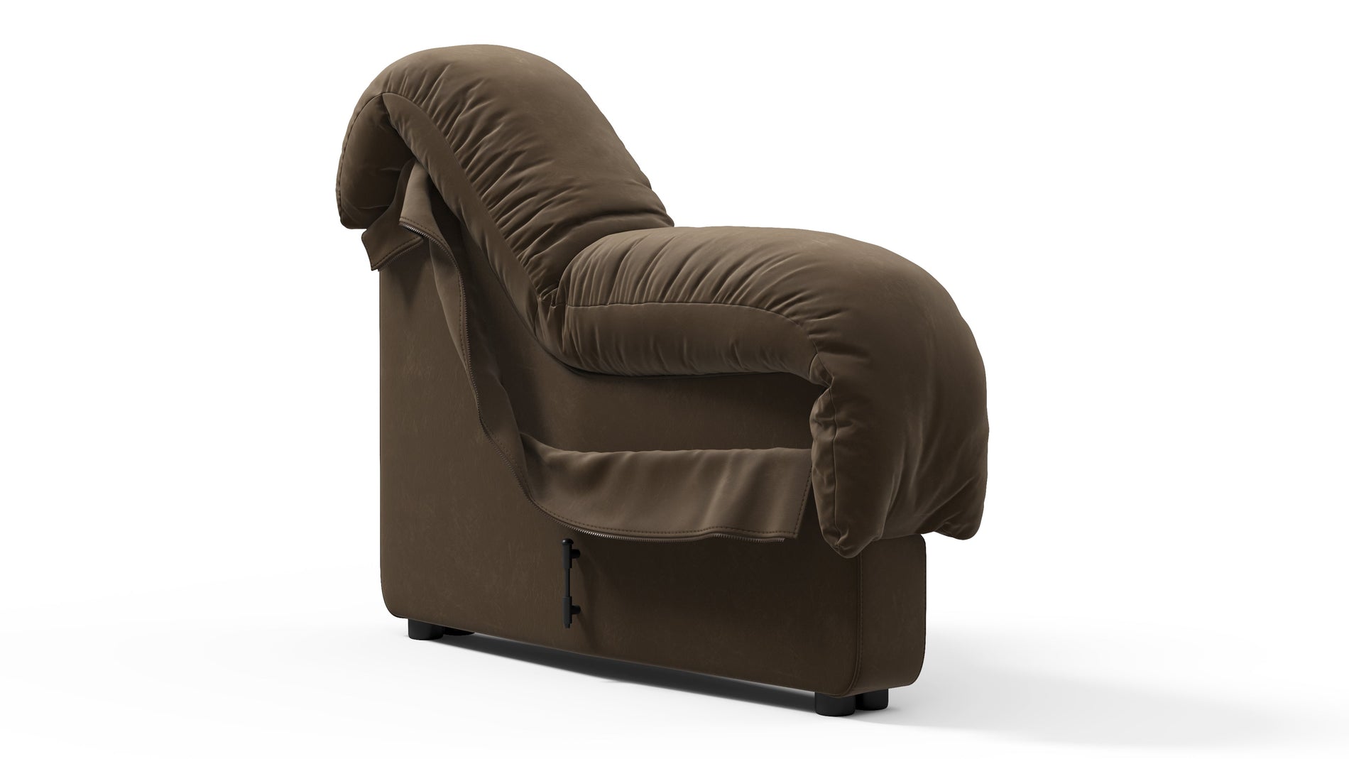 DS 600Distressed Brown Vegan Leather
