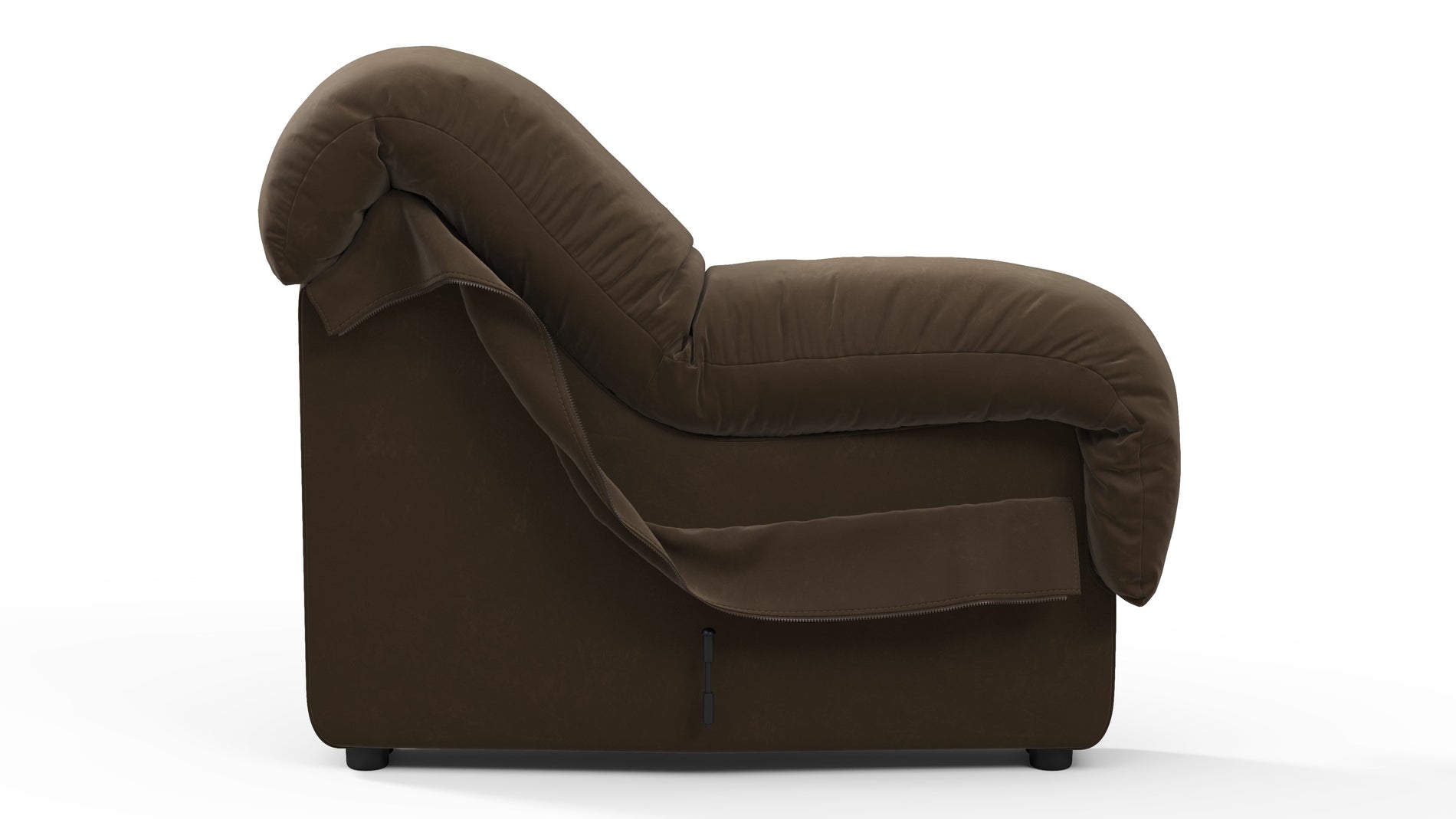 DS 600Distressed Brown Vegan Leather