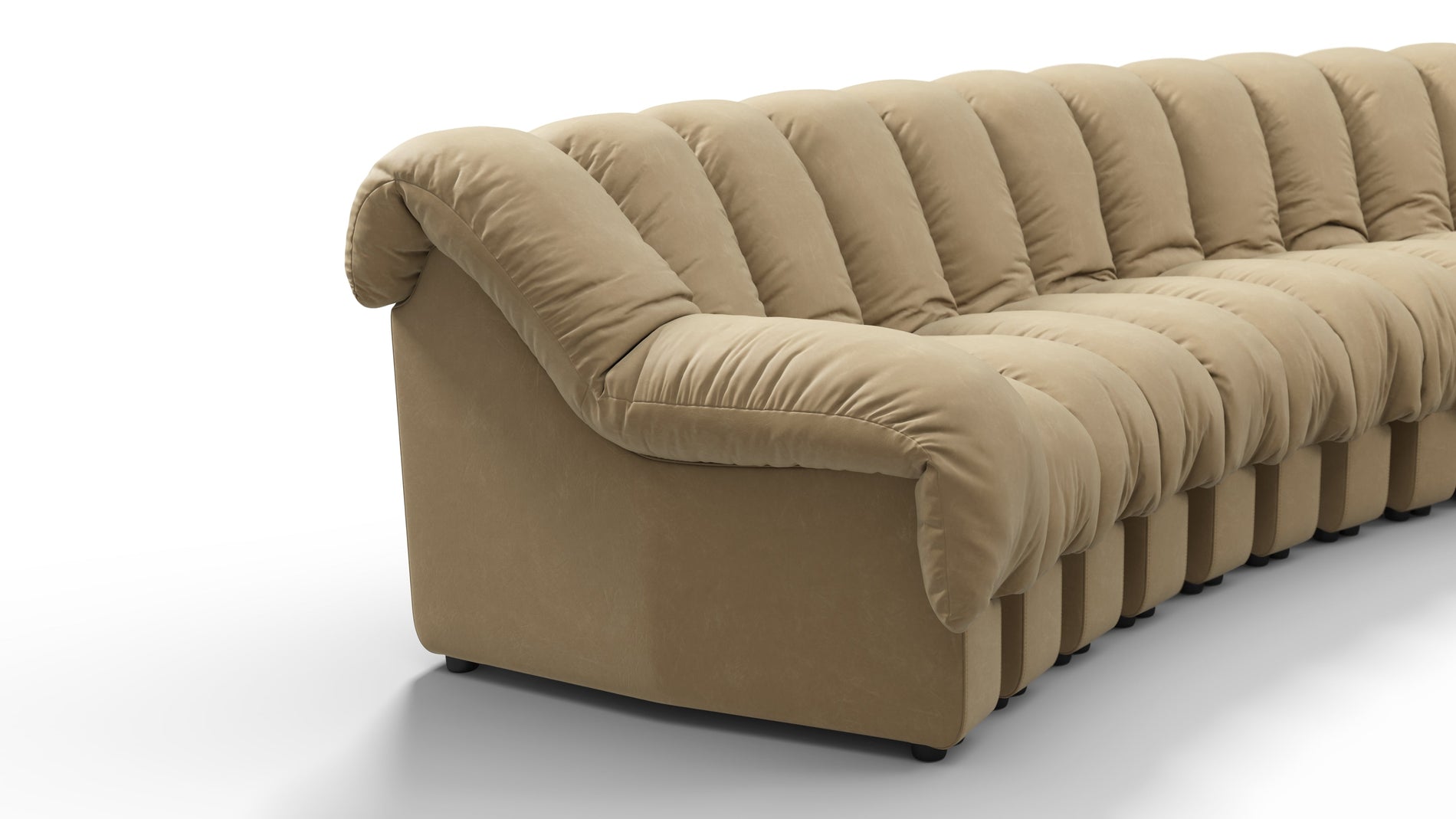 DS 600Beige Vegan Leather