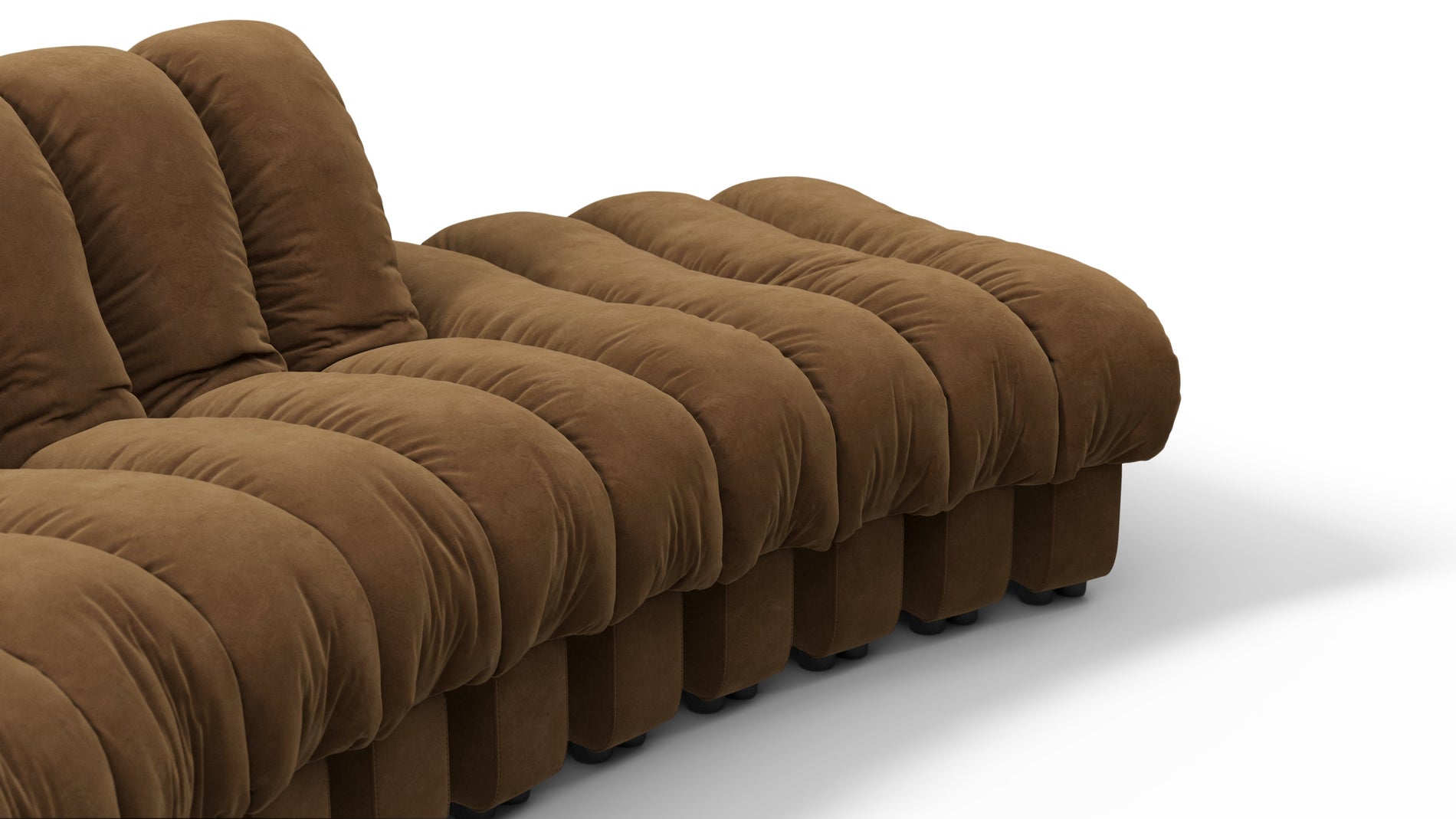 DS 600Brown Vegan Suede