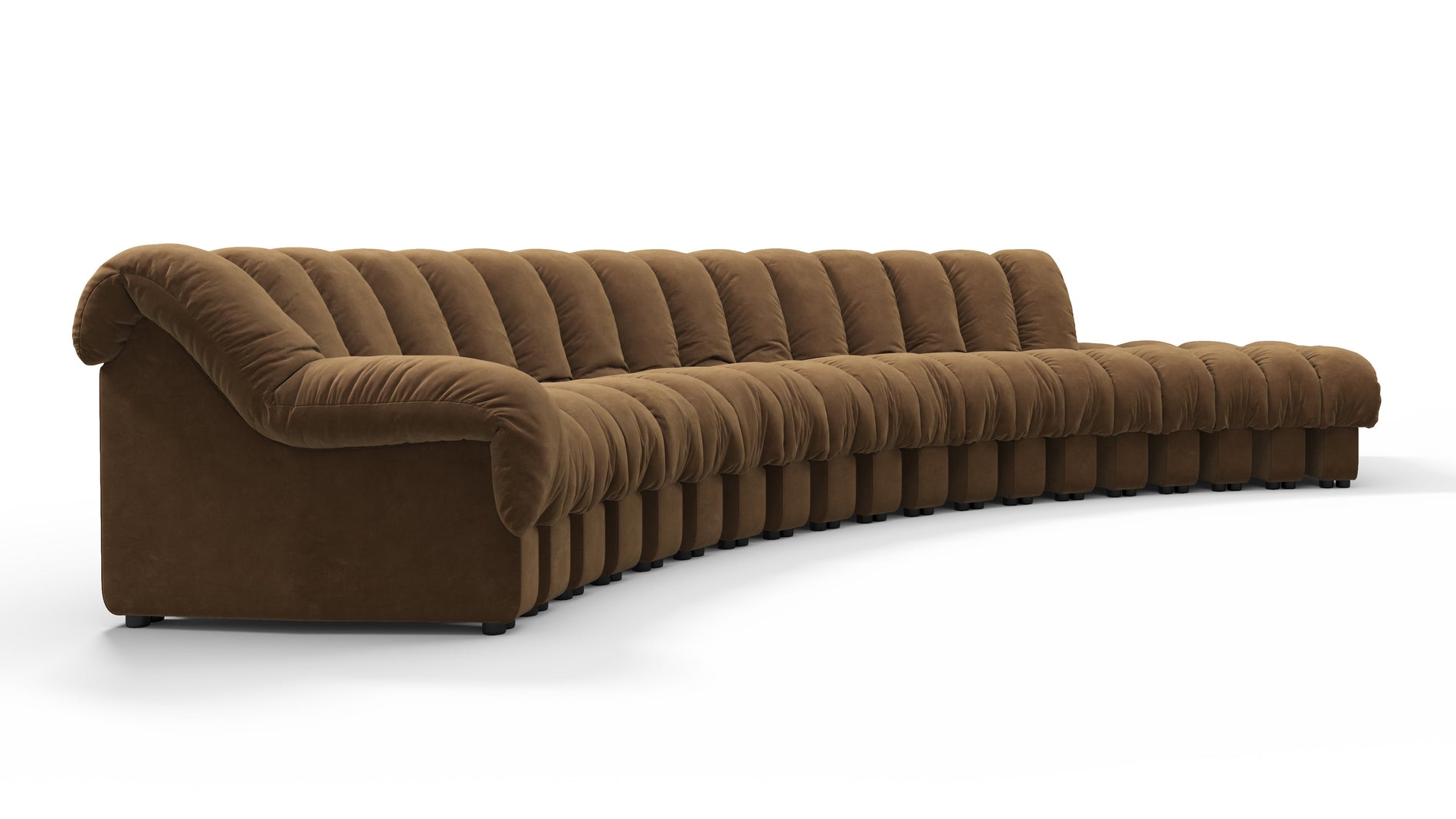 DS 600Brown Vegan Suede