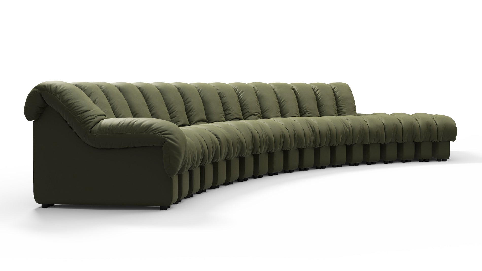 DS 600Deep Olive Vegan Leather