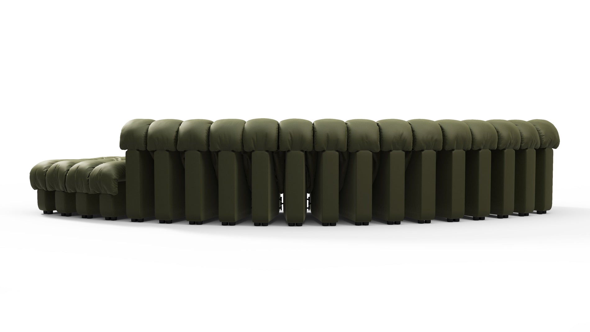 DS 600Deep Olive Vegan Leather