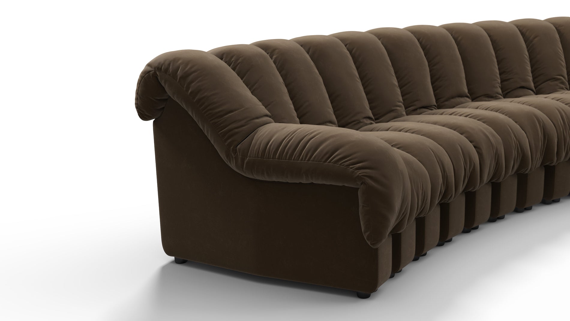 DS 600Distressed Brown Vegan Leather