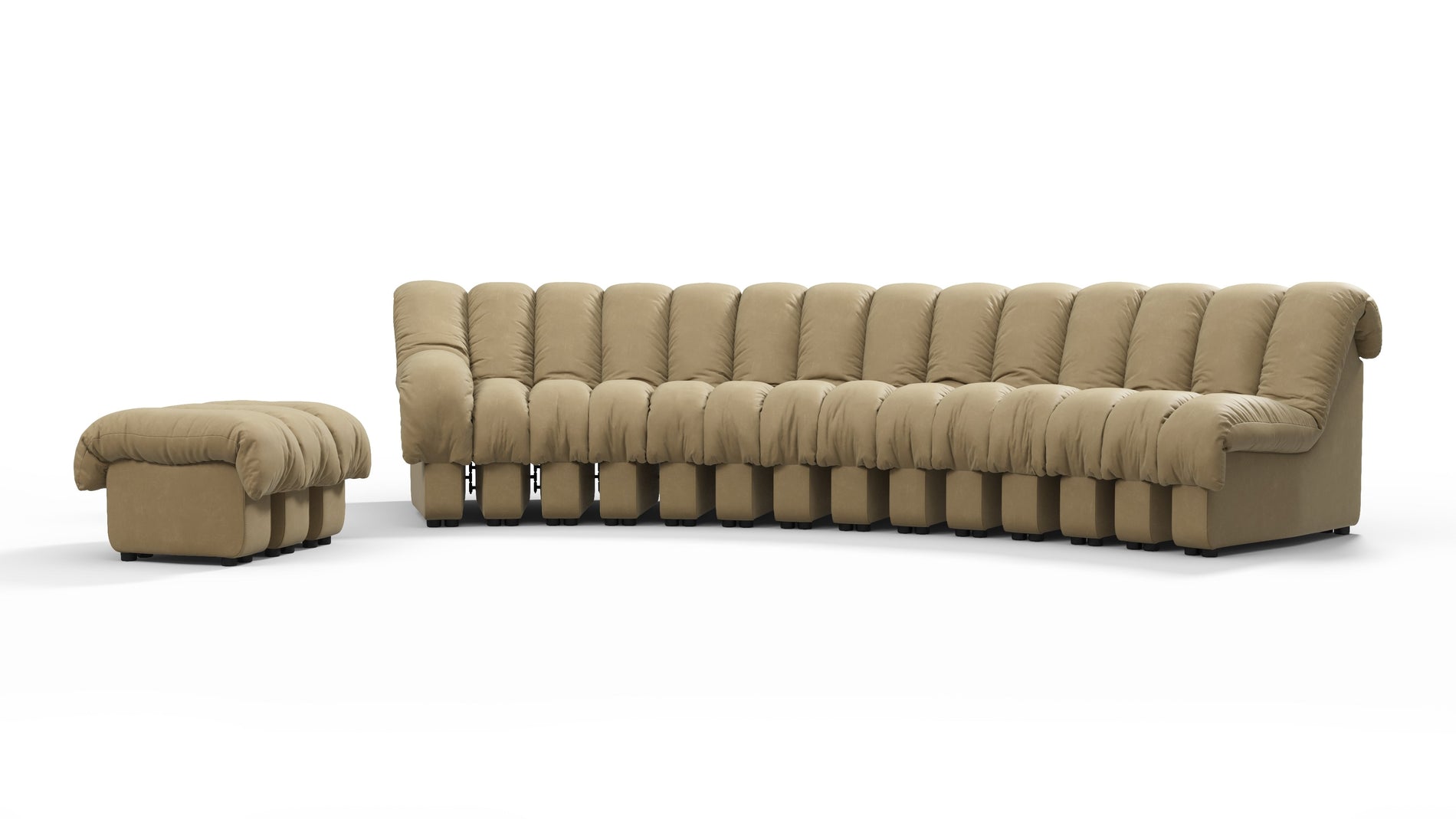 DS 600Beige Vegan Leather