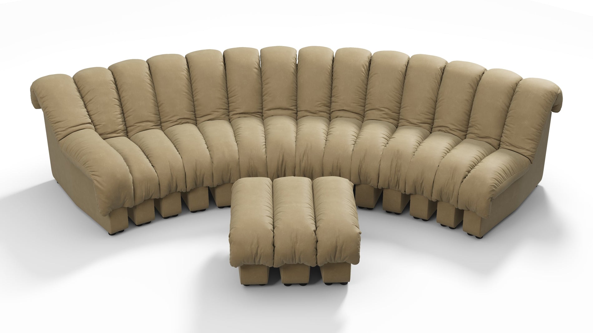 DS 600Beige Vegan Leather
