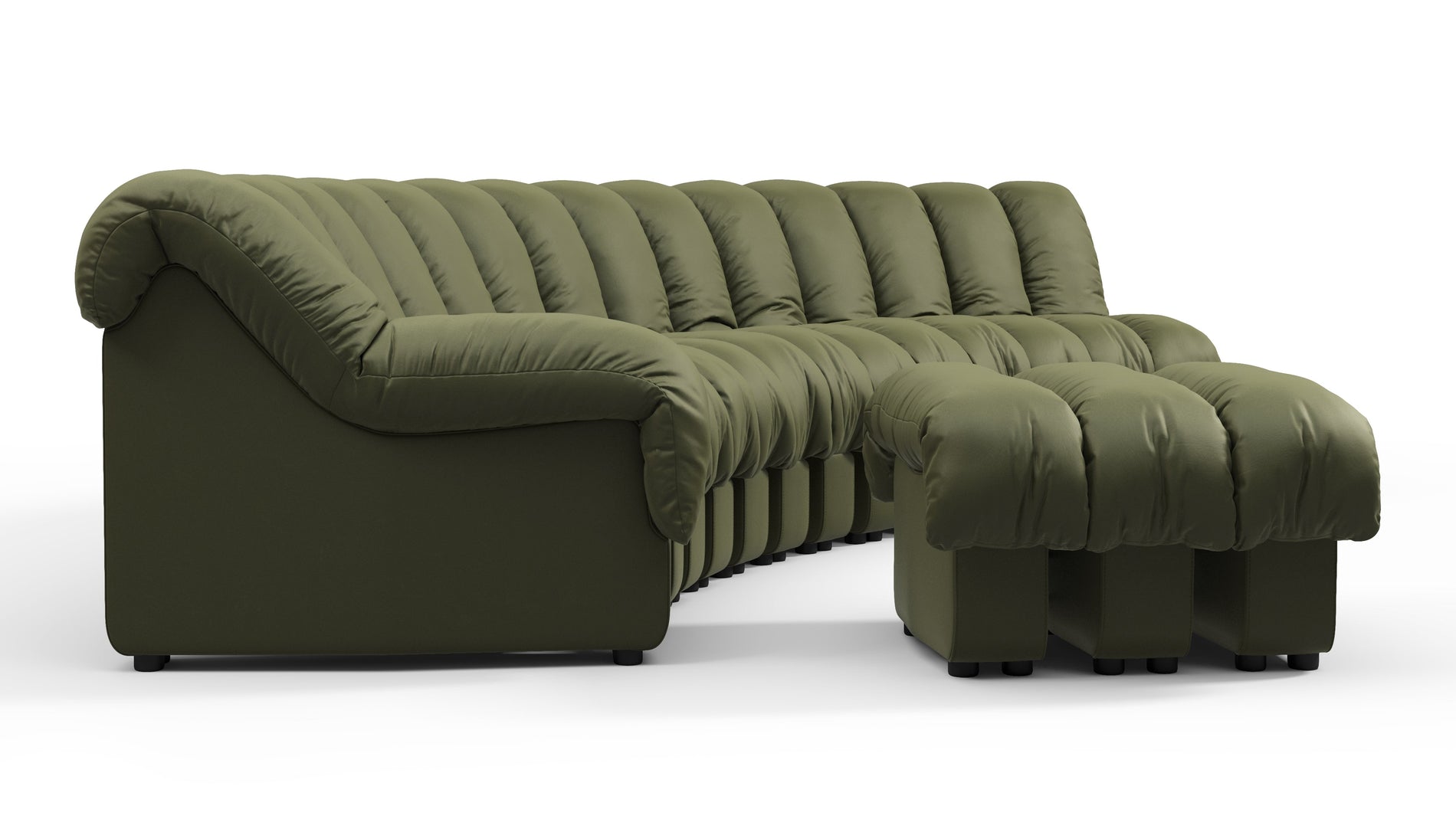 DS 600Deep Olive Vegan Leather