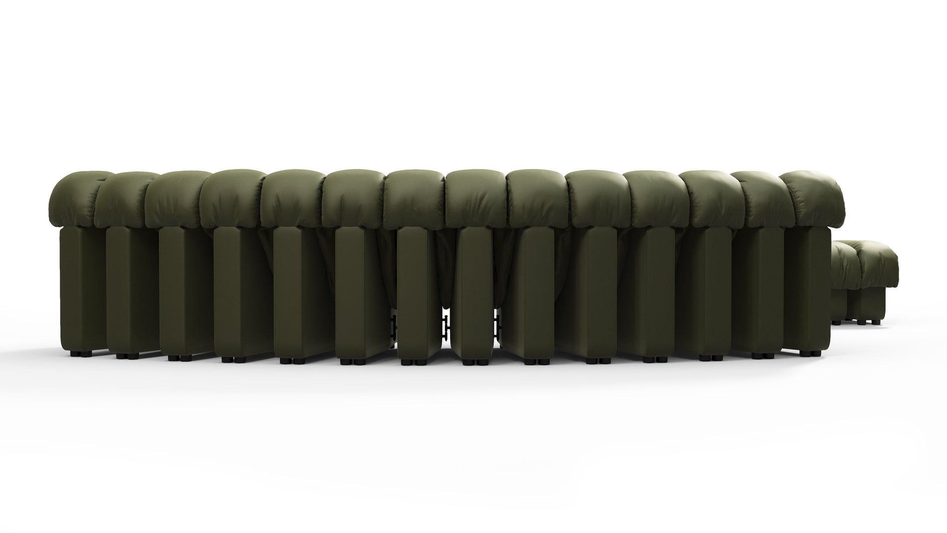 DS 600Deep Olive Vegan Leather