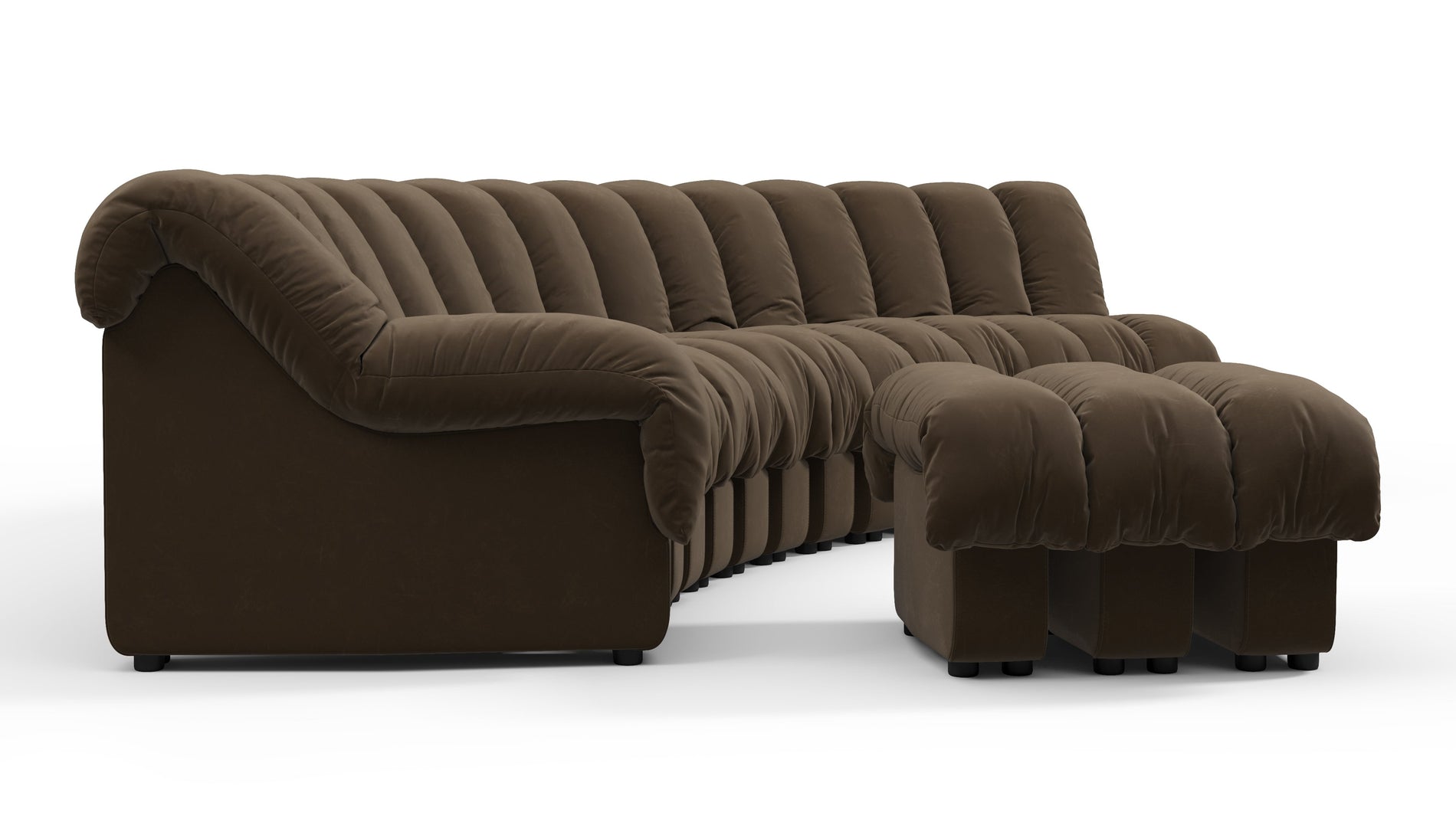 DS 600Distressed Brown Vegan Leather