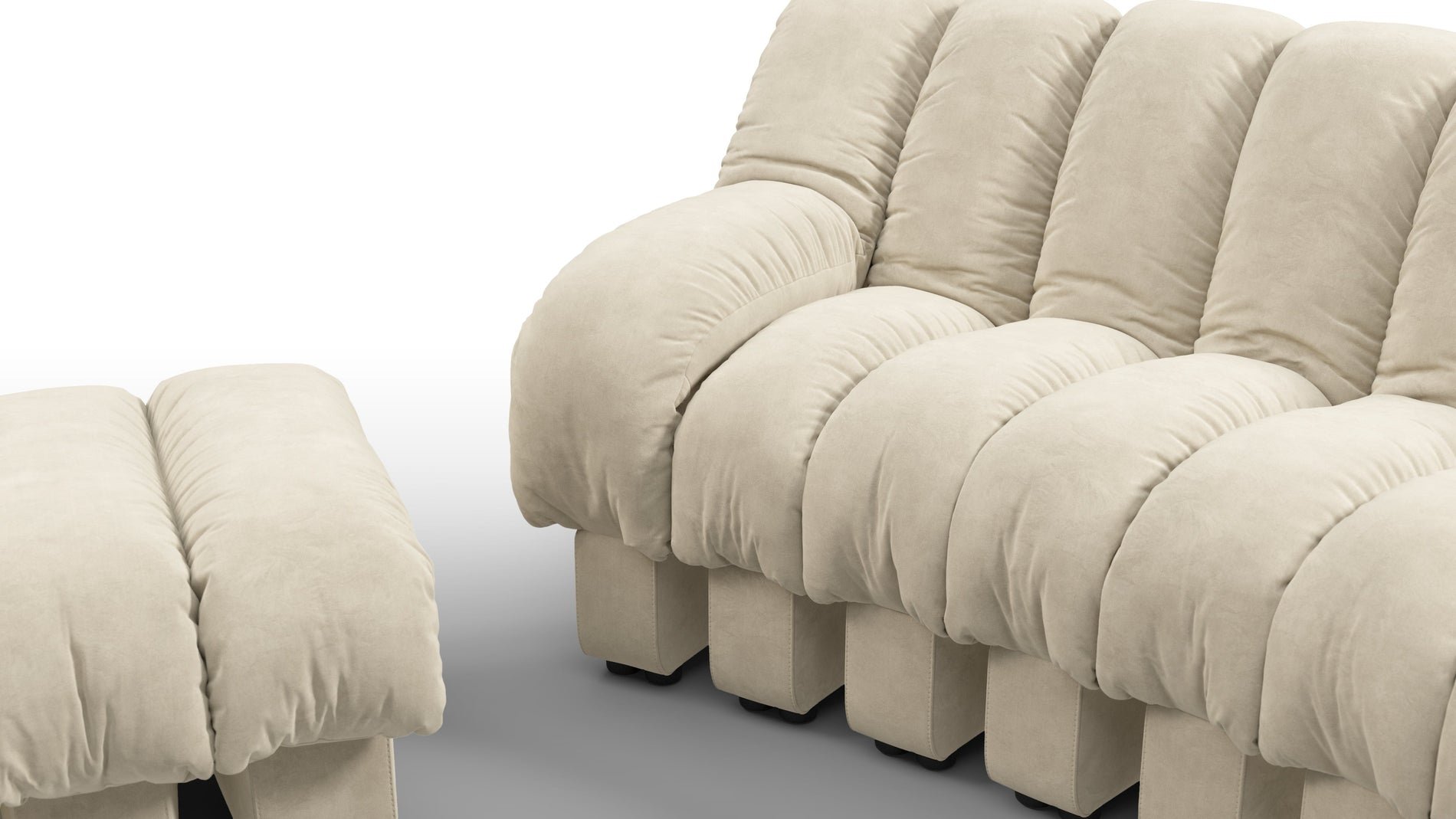 DS 600Eggshell Vegan Suede