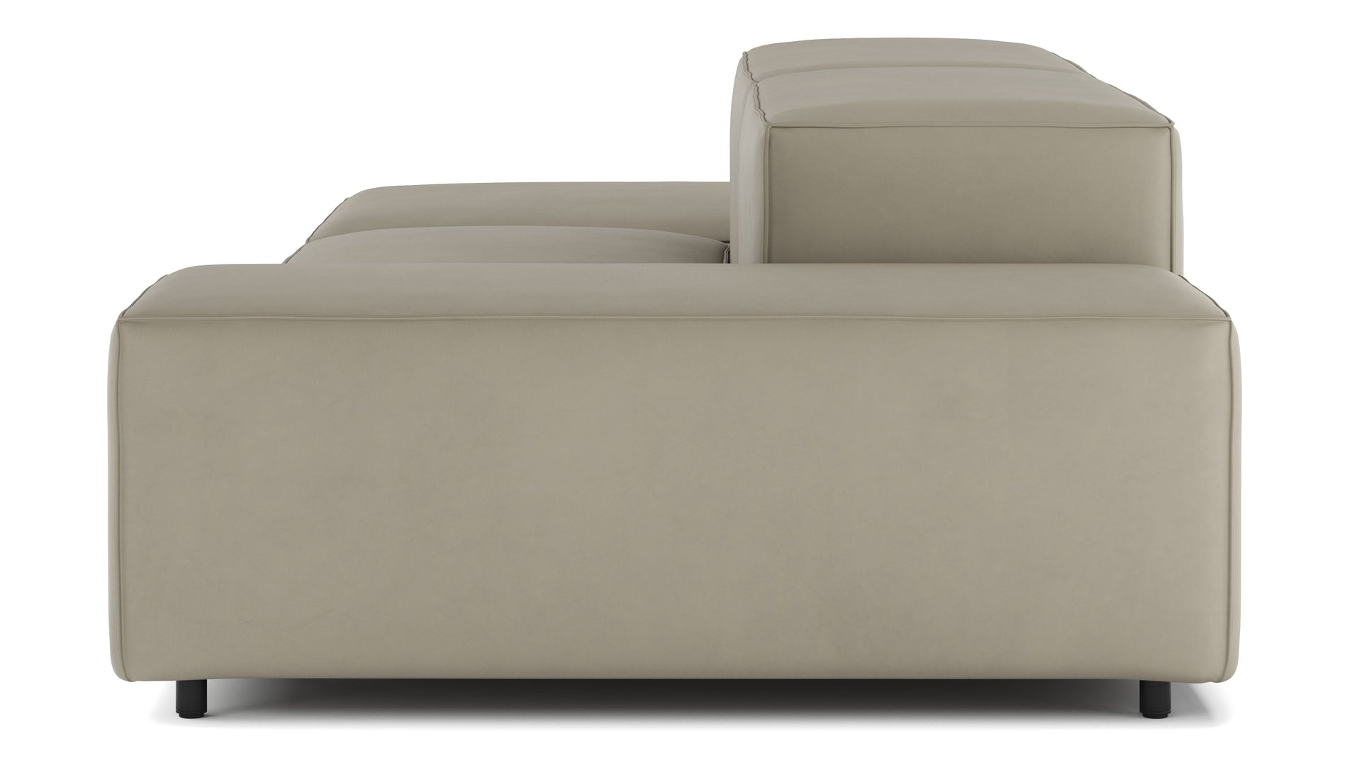 ExtrasoftBeige Gray Vegan Leather