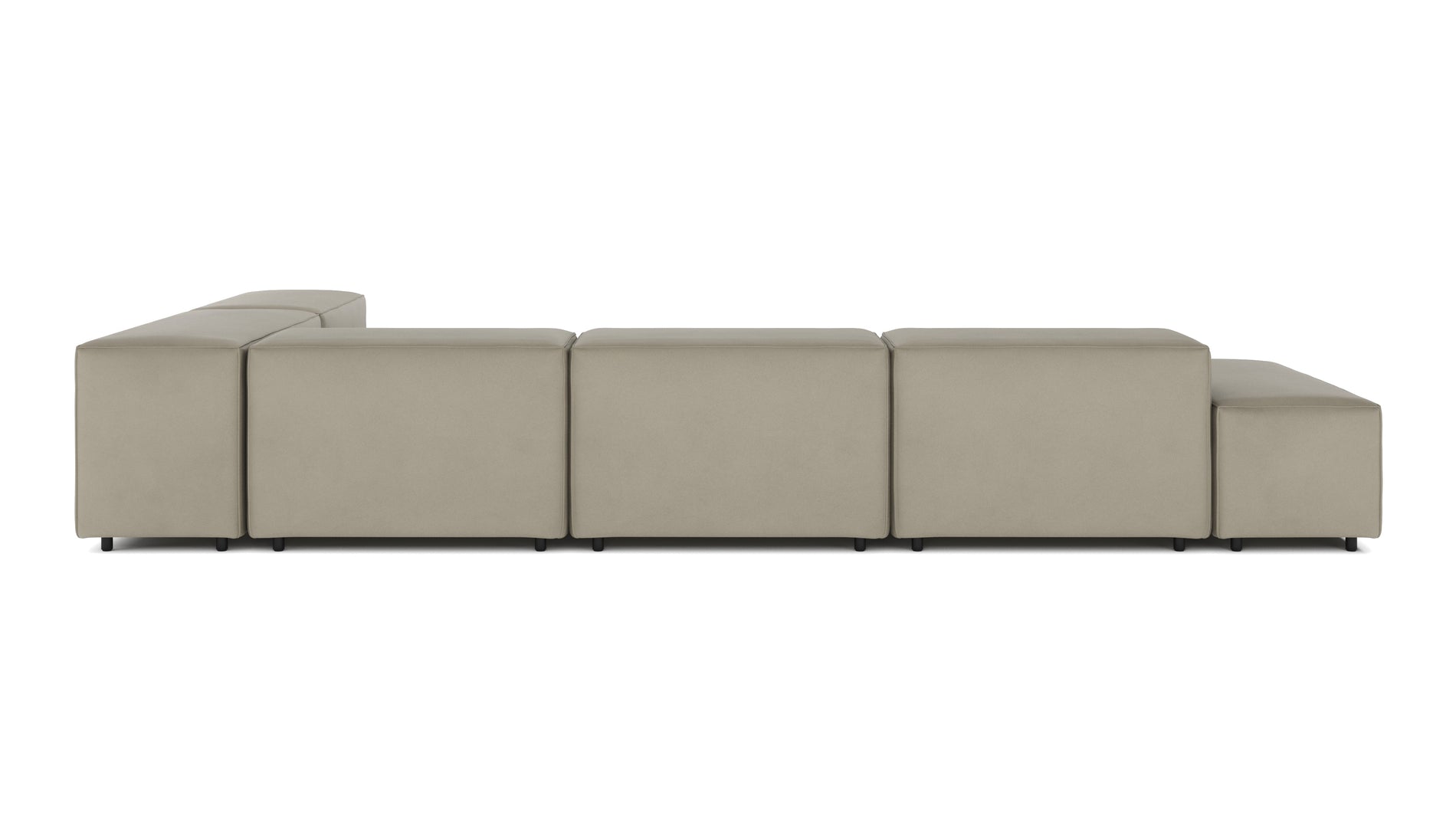 ExtrasoftBeige Gray Vegan Leather