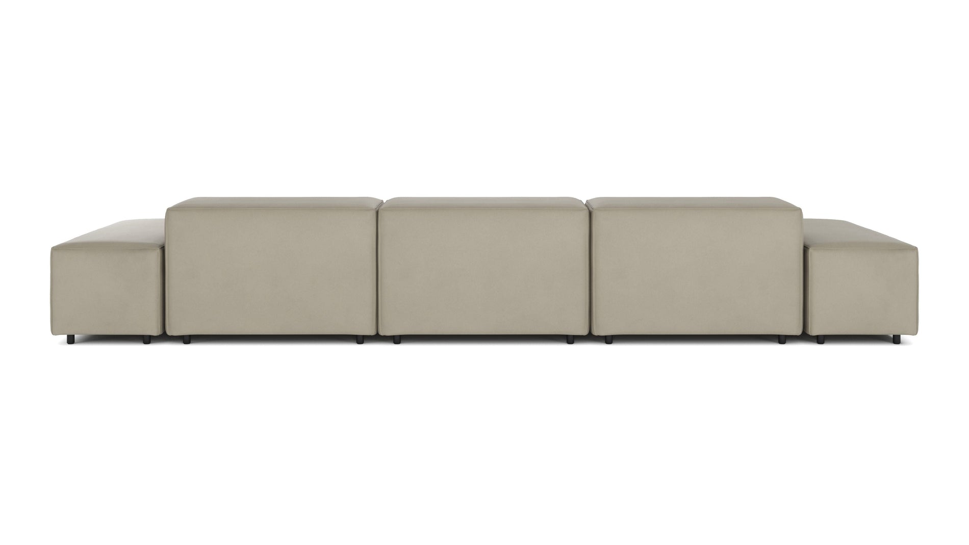 ExtrasoftBeige Gray Vegan Leather