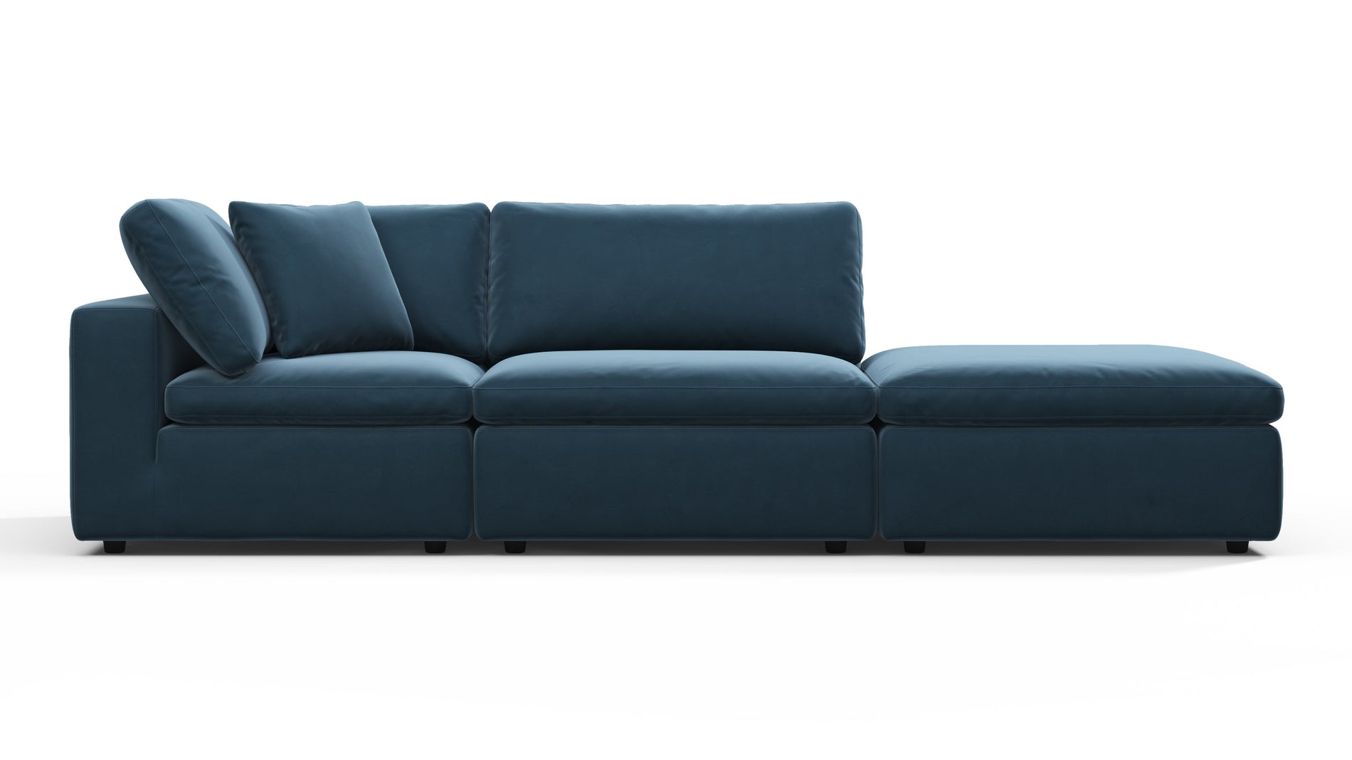 SkyPrussian Blue Luxe Velvet