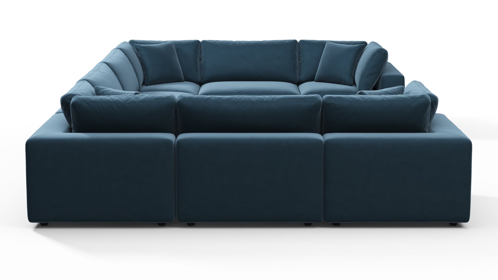 HimmelPreußisch blauer Luxus -Samt