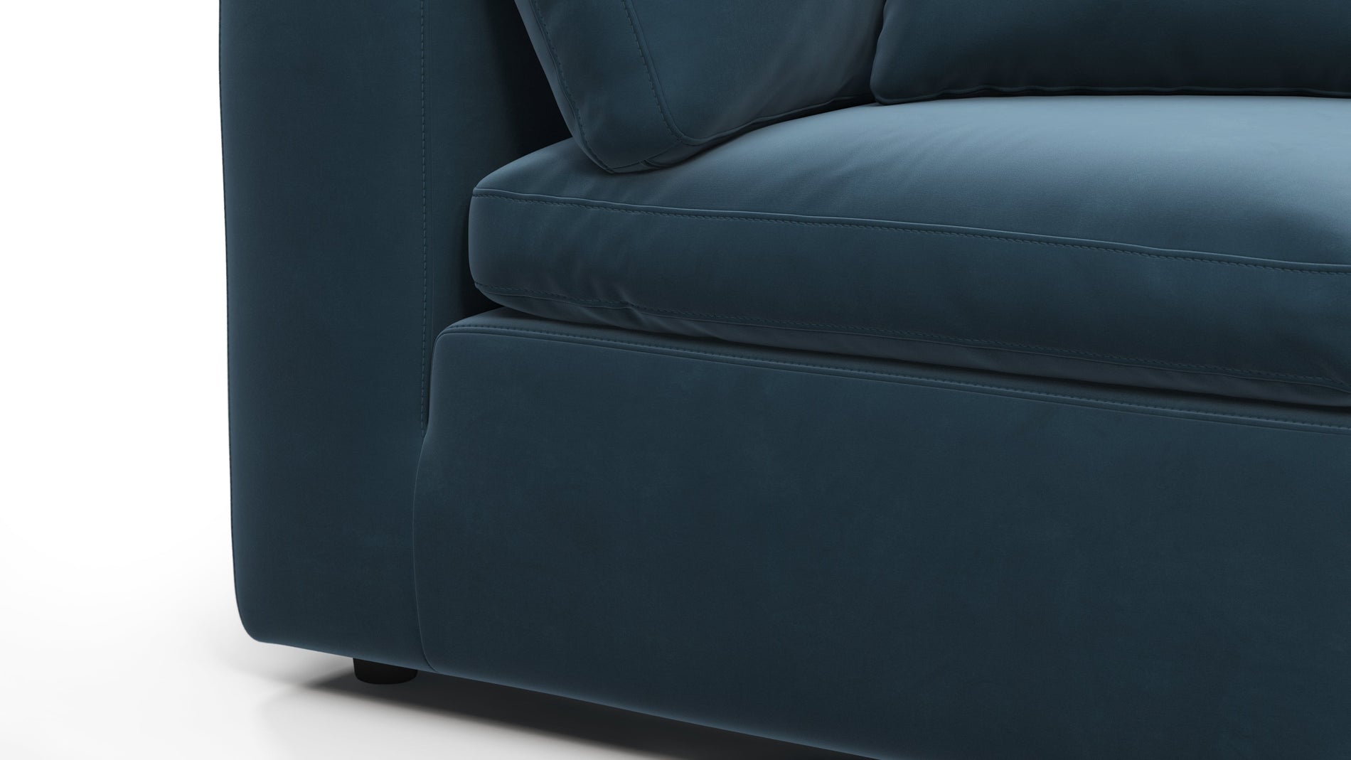 SkyPrussian Blue Luxe Velvet