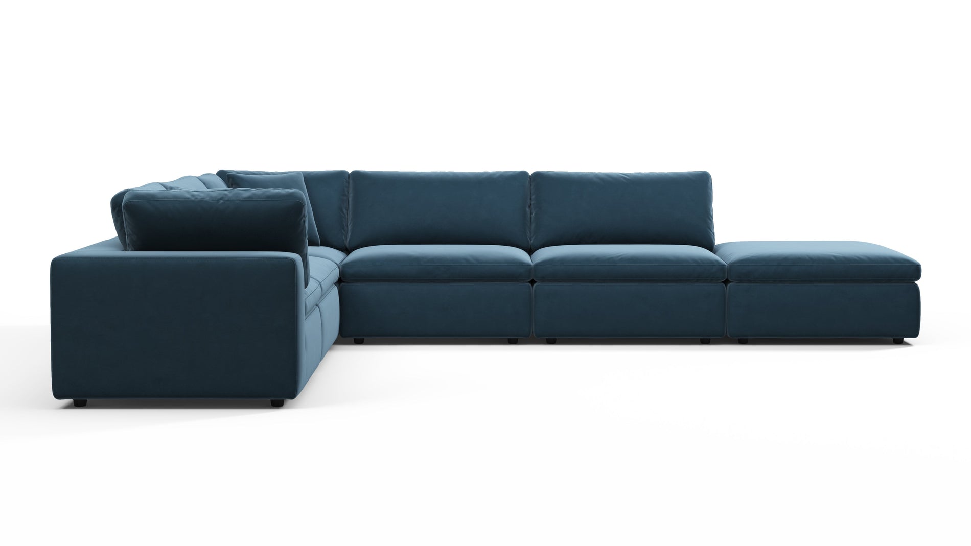 SkyPrussian Blue Luxe Velvet