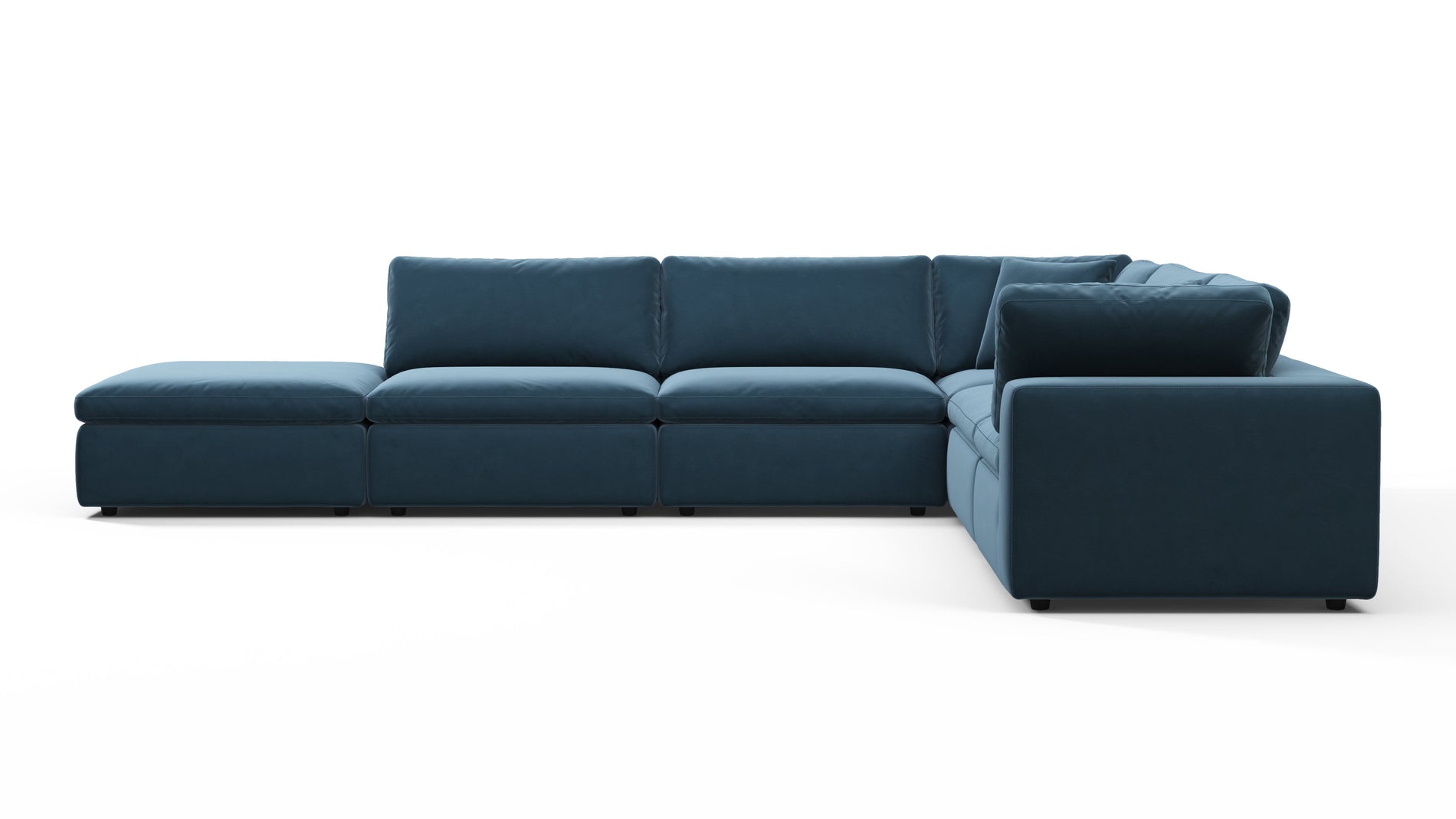 SkyPrussian Blue Luxe Velvet