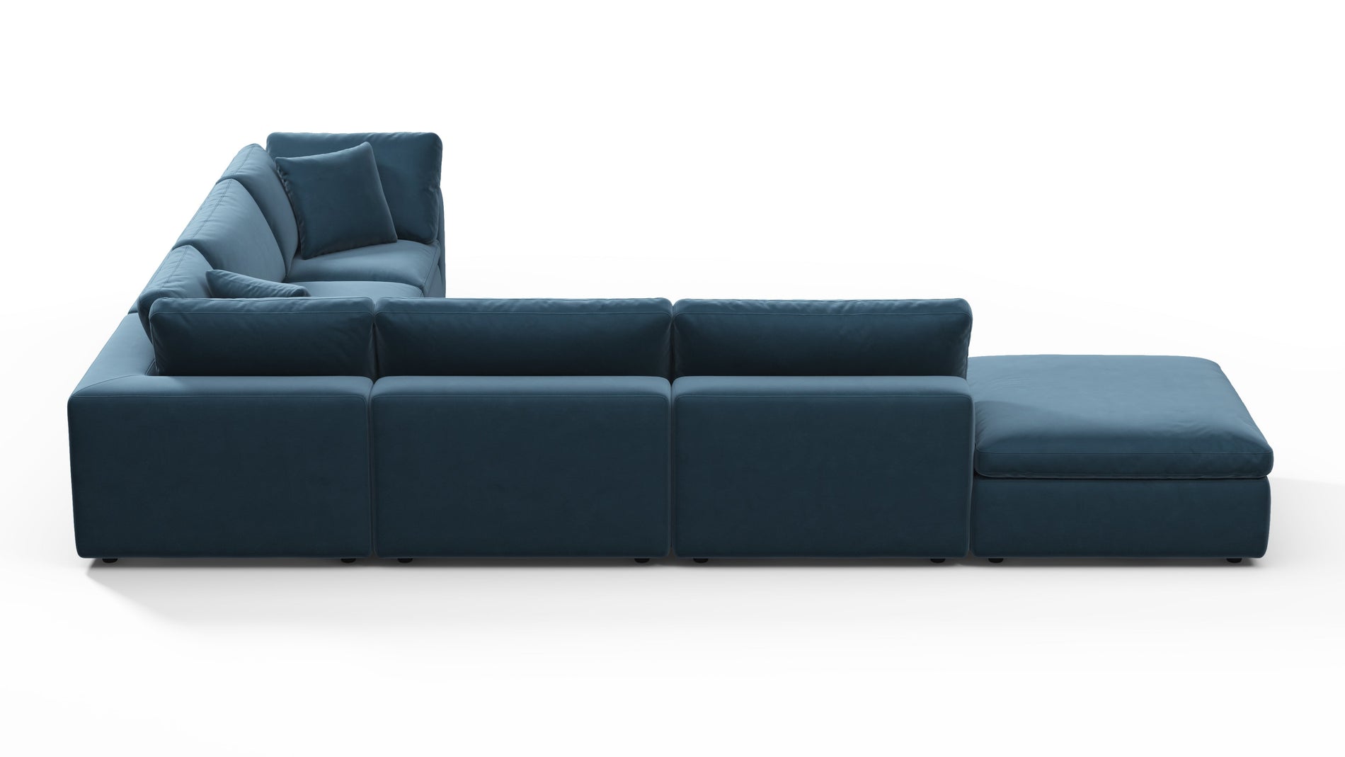 SkyPrussian Blue Luxe Velvet