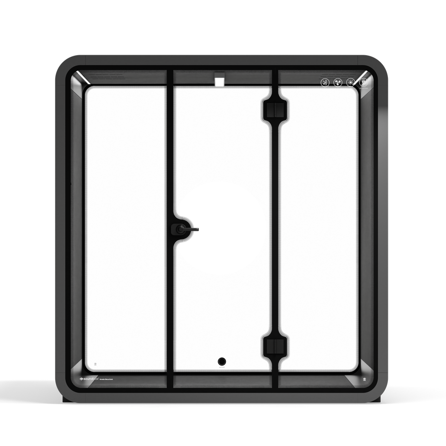 Cabina de reuniones Quell - 6 personasWooden / Dark Grey / No Furniture