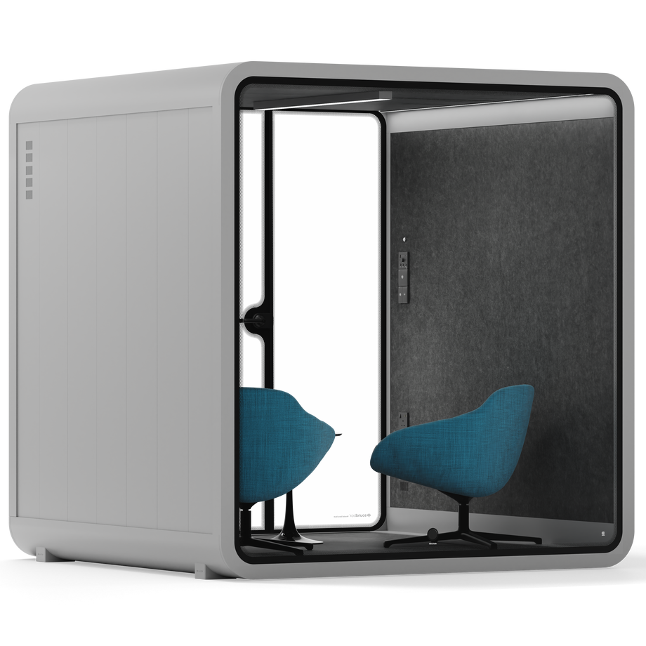 Cabina de reuniones Quell - 6 personasLight Grey / Dark Grey / Furniture Set 2
