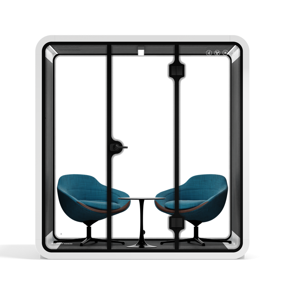 Cabina de reuniones Quell - 6 personasWhite / Dark Grey / Furniture Set 2