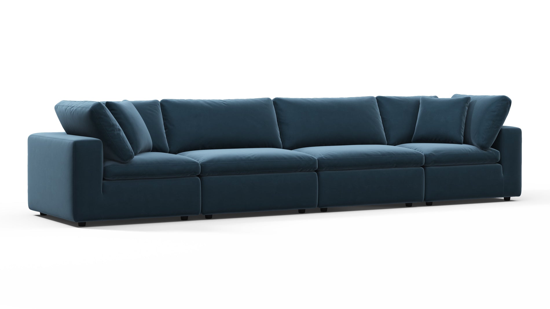 SkyPrussian Blue Luxe Velvet