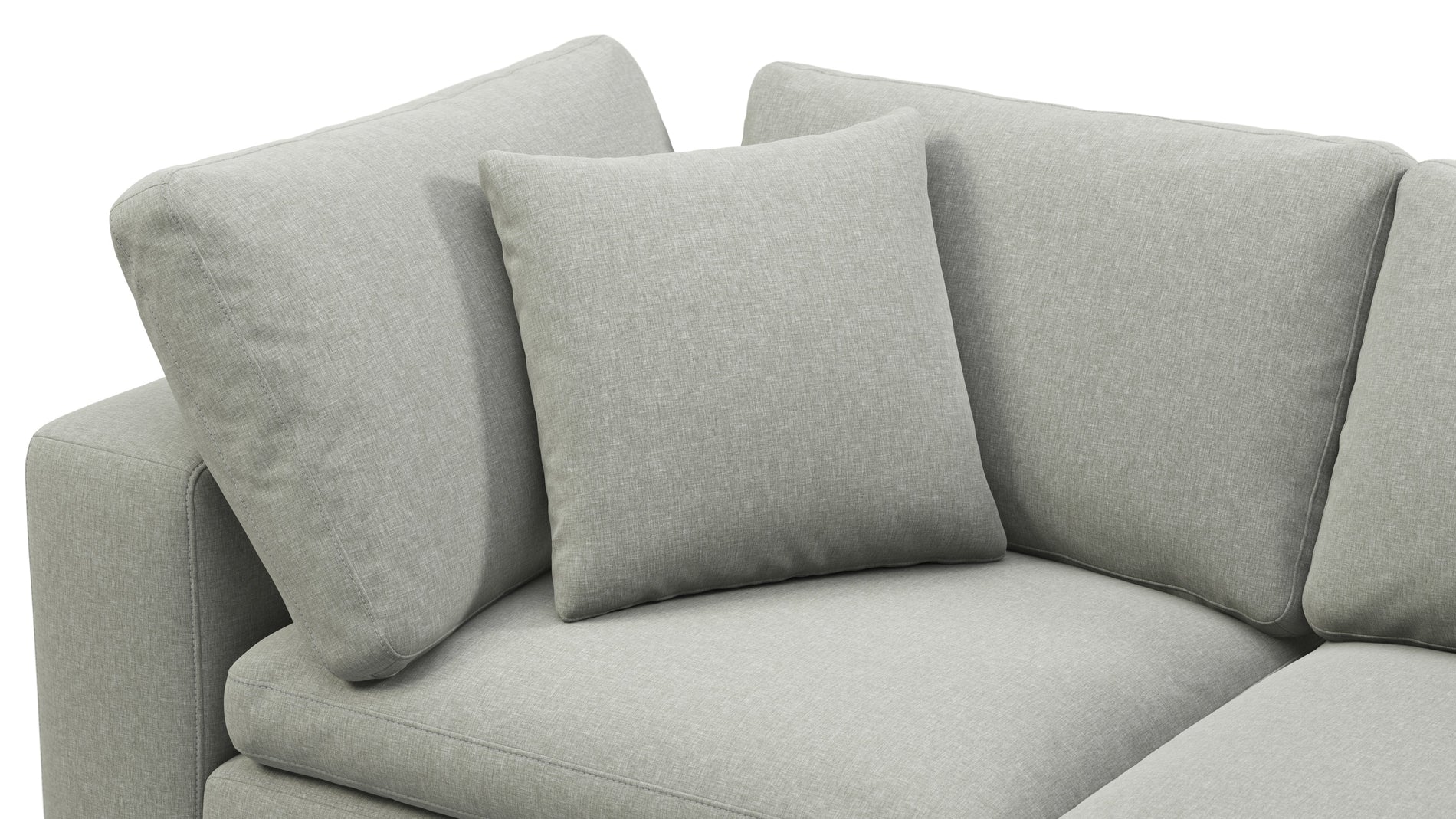 SkySoft Gray Brushed Weave