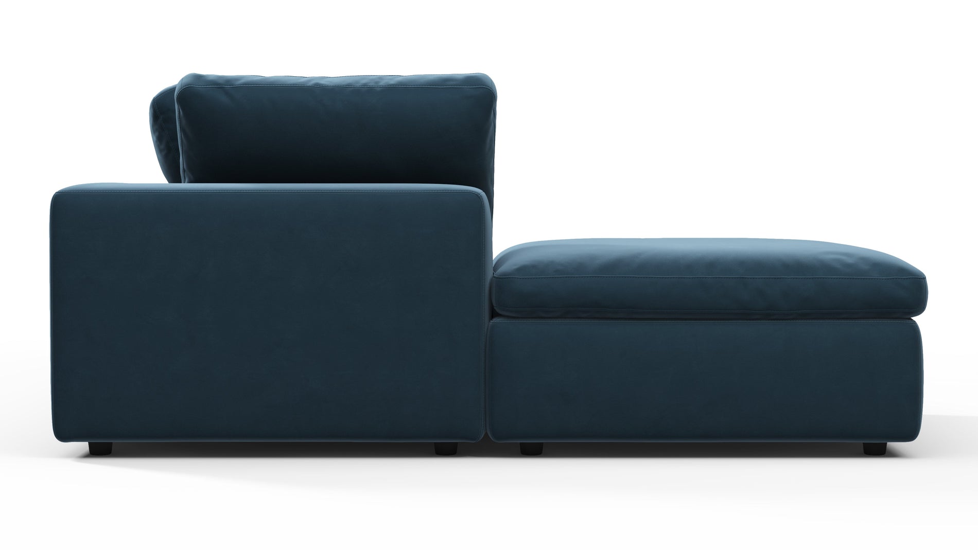 HimmelPreußisch blauer Luxus -Samt