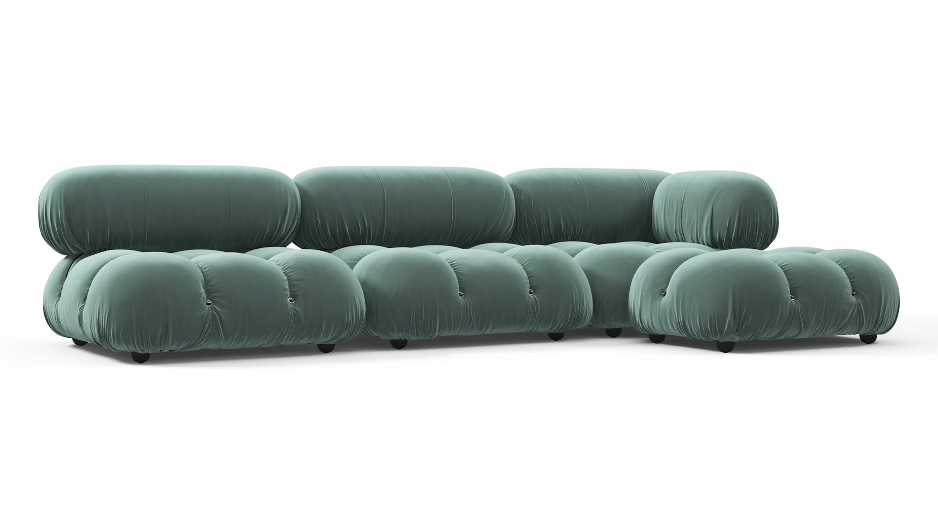 Bellini SectionalJadeite Luxe Velvet