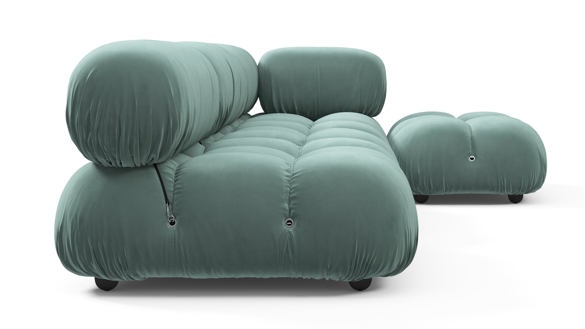 Bellini SectionalJadeite Luxe Velvet