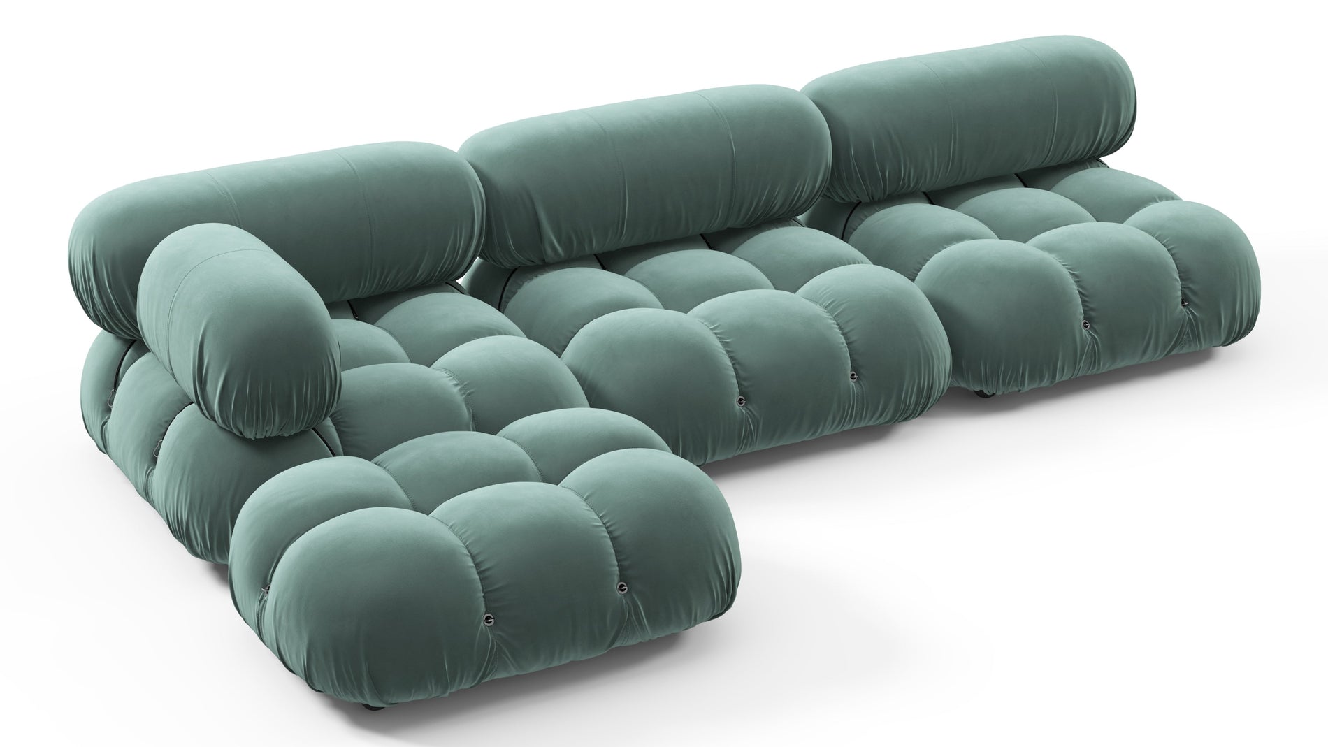 Bellini SectionalJadeite Luxe Velvet