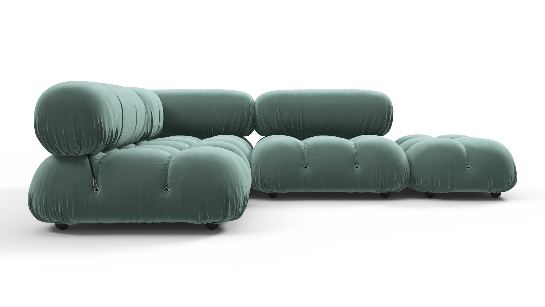 Bellini SectionalJadeite Luxe Velvet