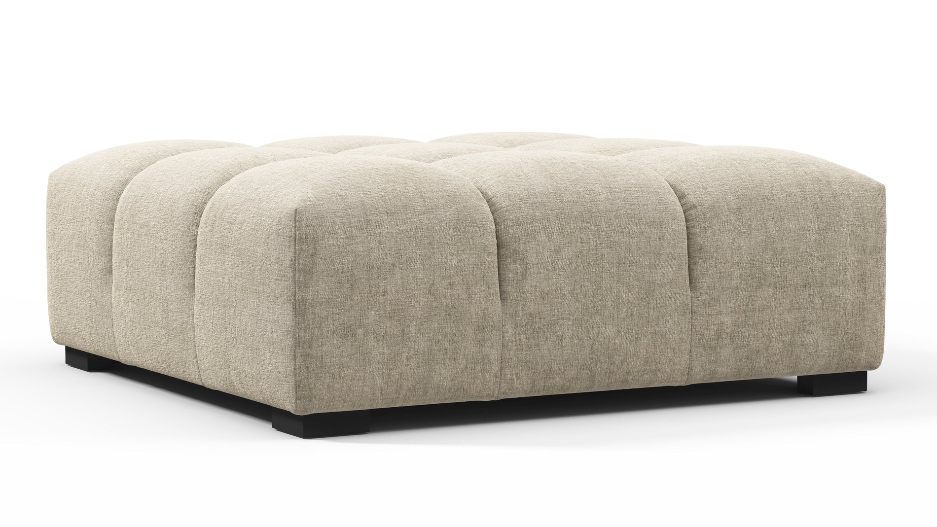 TuftyBeige Gray Chenille