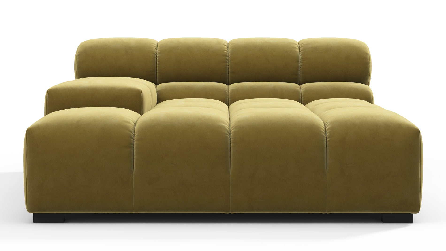 TuftyOlive Gold Velvet