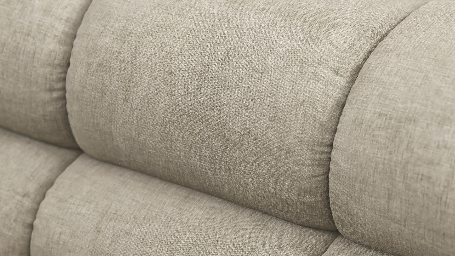 TuftyBeige Gray Chenille